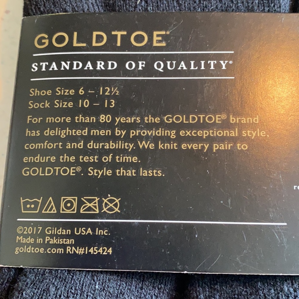 Gold toe men’s cotton quarter socks 6 pack - Picture 4 of 7